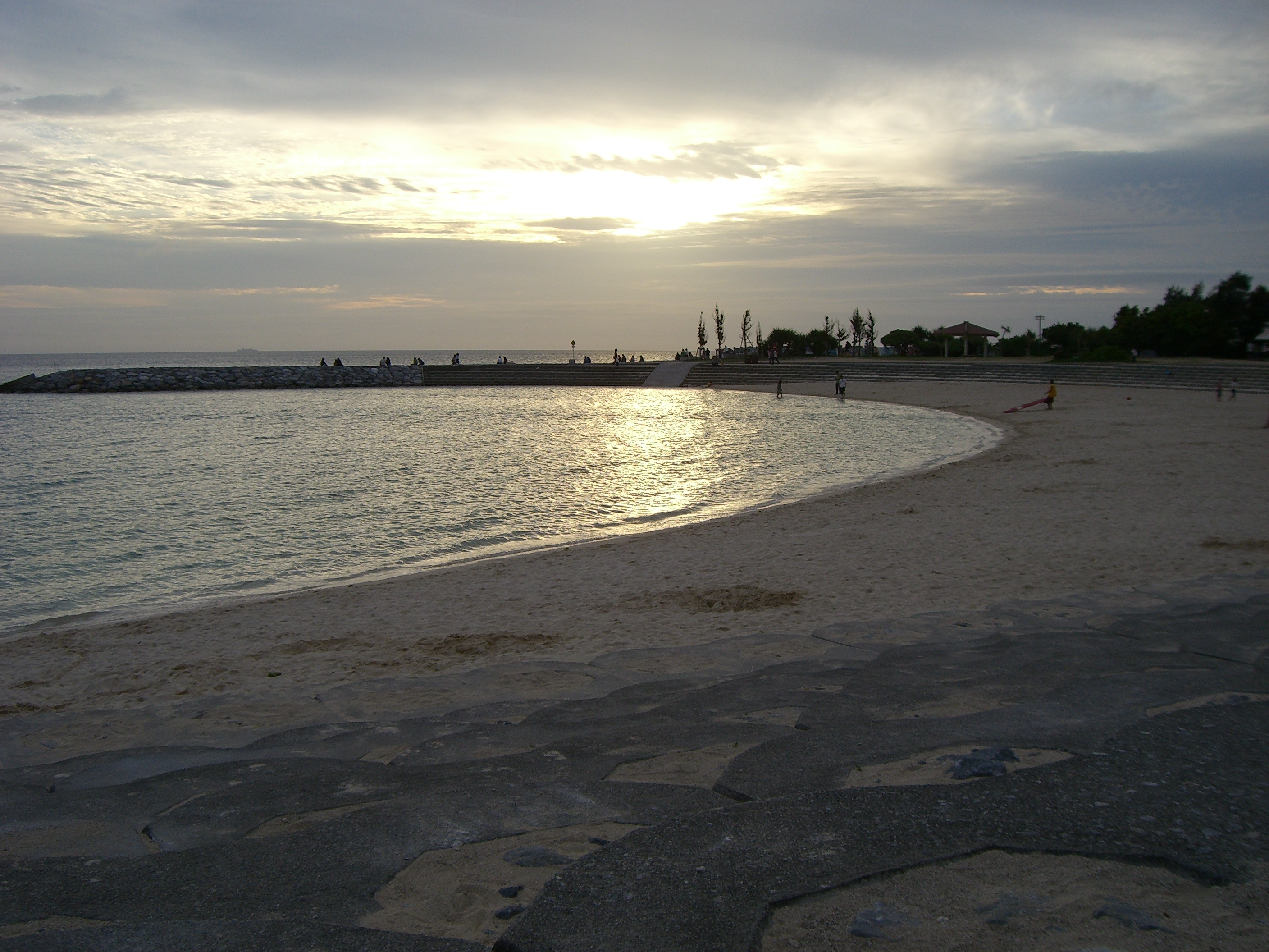 北谷公園日落海灘