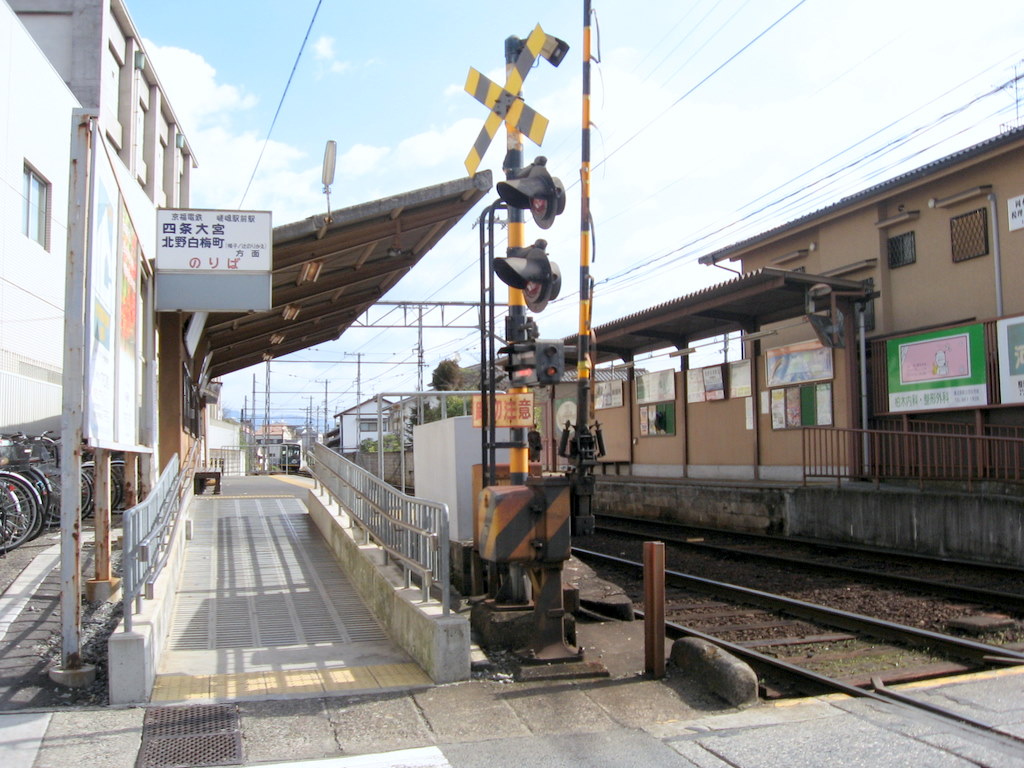 嵐電嵯峨站